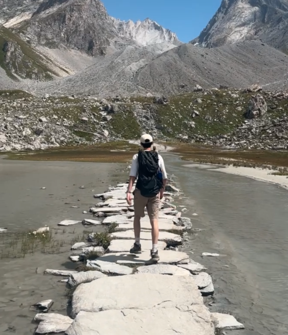 Gianni en randonnée